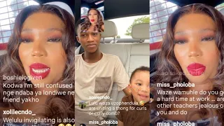 lulu menziwa addresses people mocking her son 