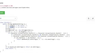 1544 Make The String Great LeetCode WeeklyContest 201 String Recursion
