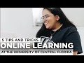 Five Tips for Online Learning at UCF