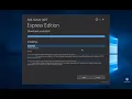 Install SQL Server 2017 Express Core Basic