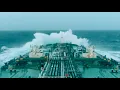 Download Lagu Ship stucked in Storm - Big oil tanker in rough seas