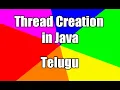 How to create Threads in Java Thread class Runnable interface in Java Thiru Academy