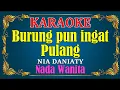 Download Lagu BURUNG PUN INGAT PULANG - Nia Daniaty || KARAOKE - Nada Wanita