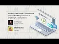 Building Real-Time Collaborative Spreadsheet Experiences in JavaScript Applications