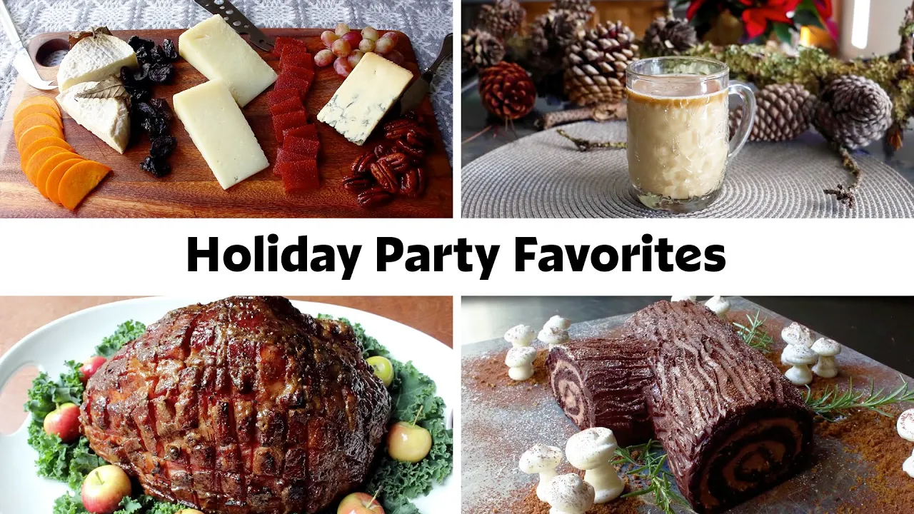 17 Holiday Party Favorites   Homemade Eggnog, Panettone, Christmas Roast & More!
