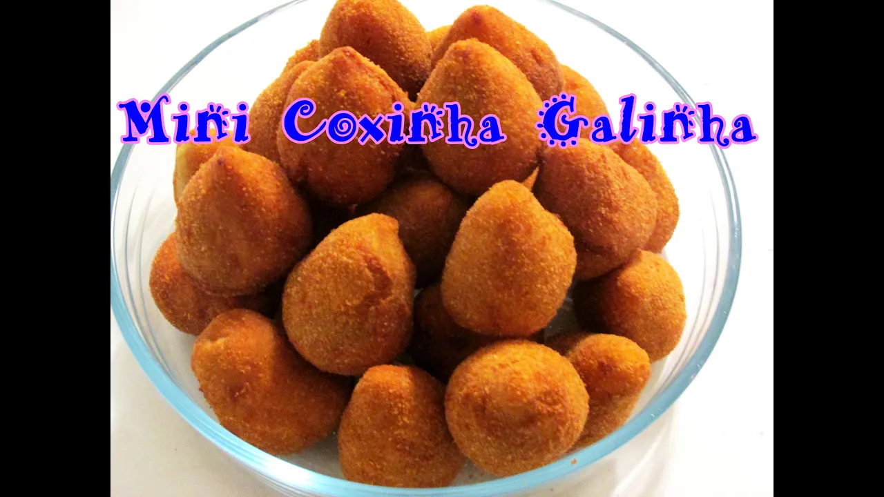 RECEITA DE COXINHA BRASILEIRA DE GALINHA (CANAL CHANTILLY COM CHOCOLATE)