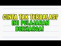 Download Lagu CINTA TAK TERBALAS: PELAJARAN BERHARGA DARI MENCINTAI DALAM DIAM
