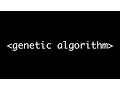 Coding Challenge Genetic Algorithm