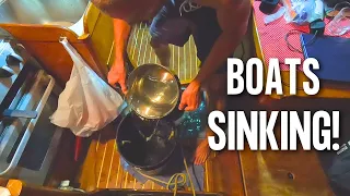 WE NEARLY SINK OUR BOAT!! / Preparing To Cross The Biggest Ocean In The World  Ep 115