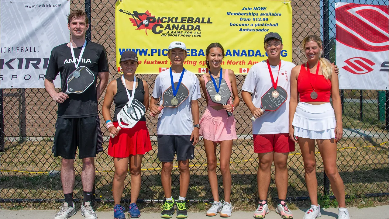 Fraser Valley Open 2024 - Kelsey German/Justin Liao Vs. Gillian Davies-Sall/Uhbay Kumar