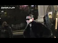 Evan Mock Gossip Girl - Saint Laurent Menswear Fall-Winter fashion show in Paris