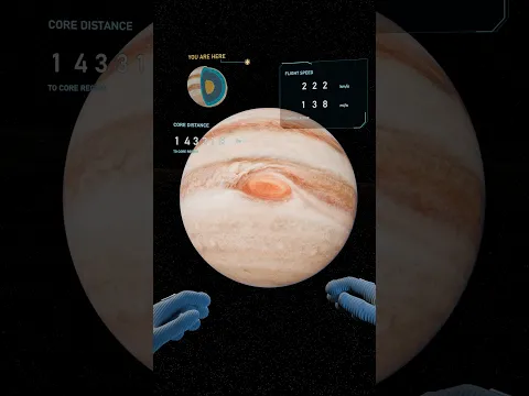 What If You Fell Into Jupiter? #Jupiter #WhatIf #Space