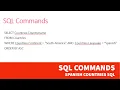 SQL SELECT FROM WHERE ORDER BY Simple tutorial explain SQL concepts