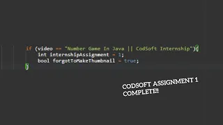 Number Game In Java CodSoft Internship