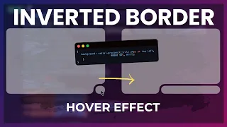 Create Inverted Borders with Smooth Hover Animation using CSS