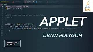 DRAW POLYGON USING APPLET IN JAVA JAVA APPLET PART 6 VUZZARE