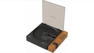 Review R300 Retro Bluetooth CD Player - Portable Vintage Music Player Brown
