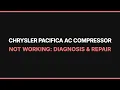 Chrysler Pacifica AC Compressor Not Working Diagnosis Repair