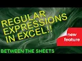 Regular Expressions functions in Excel