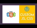 How to use Custom CSS and JS code on the Site - Plugin Free