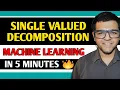 Single Valued Decomposition