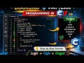 How to Print Diamond Pattern in C using VS Code C Programming Tutorial