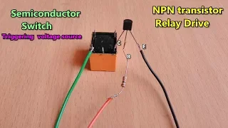 NPN Transistor Based DC Relay Drive Make Triggering Source Voltage Method 1 POWER GEN  NPN Transistor Based DC Relay Drive Make Triggering Source Voltage Method 1 POWER GEN