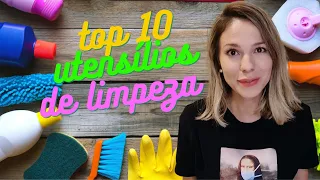 Os 10 utensílios de limpeza que mais uso aqui em casa