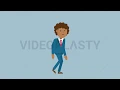 Black Corporate Man Walking Tired MOV GIF