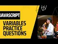 JavaScript variables and object practice questions JavaScript Ibtisam Hasan