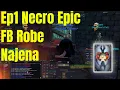 Necro Epic Flowing Black Robe EverQuest