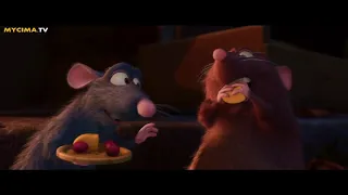 فلم الفار الطباخ مشهد فكاهي جدا وهو يطعم اخوه الفار من المطعم يعلمه كيف ياكل هههه كرتون الطباخ فار 