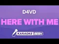 Download Lagu d4vd - Here With Me (Karaoke)