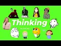 Animated Thinking GIF Green Screen Pack Free Download