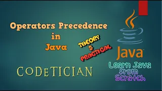 Tutorial 10 - Operators Precedence in Java Which Operators have higher precedence in Java