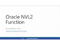 Oracle NVL2 Function