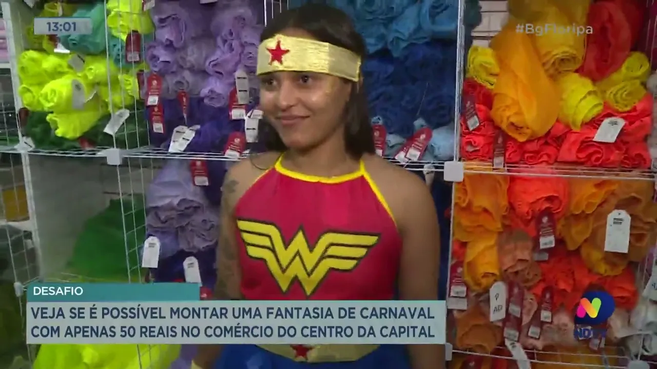 Veja se é possível montar uma fantasia de carnaval com apenas 50 reais