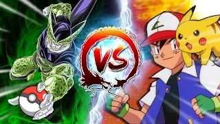 cell vs ash ketchum cellgames teamfourstar