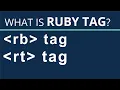 HTML Tutorial RUBY tag in HINDI for BEGINNERS
