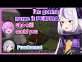 Lagu Laplus Actually Named Her Hippogryph 'Pekora' and Made Pekora Lose it!!! in Holo Dragon Minecraft!!
