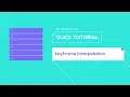 Keyframe Interpolation in After Effects