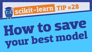Save a model or Pipeline using joblib
