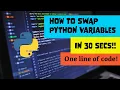 Swap Two Variables in Python Without Temp Variable by OsChannel com