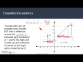 Sequences of Transformations and Dilations