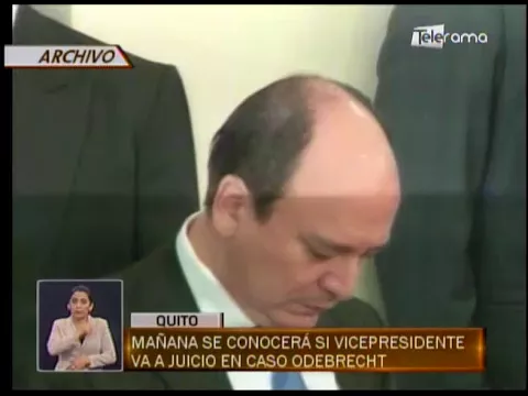 Mañana se conocerá si vicepresidente va a juicio en caso Odebrecht