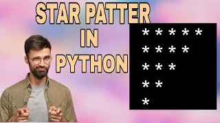 PYTHON CODE TO PRINT PATTERN USING NESTED LOOP PATTERN PATTERN QUESTION EXPLAINED