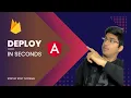 Deploy Angular App using Firebase Hosting Step by Step Tutorial