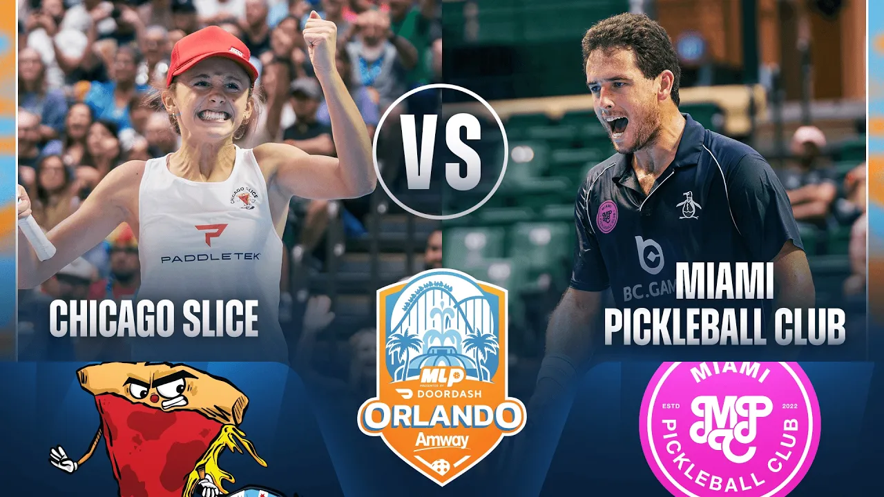 Chicago Slice vs Miami Pickleball Club at 2026 MLP Orlando - Zipfizz Super Sunday