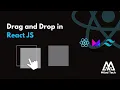 Drag and drop tutorial using React JS Tailwindcss and Framer motion for beginners 2024