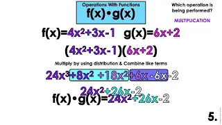 Operations with Functions